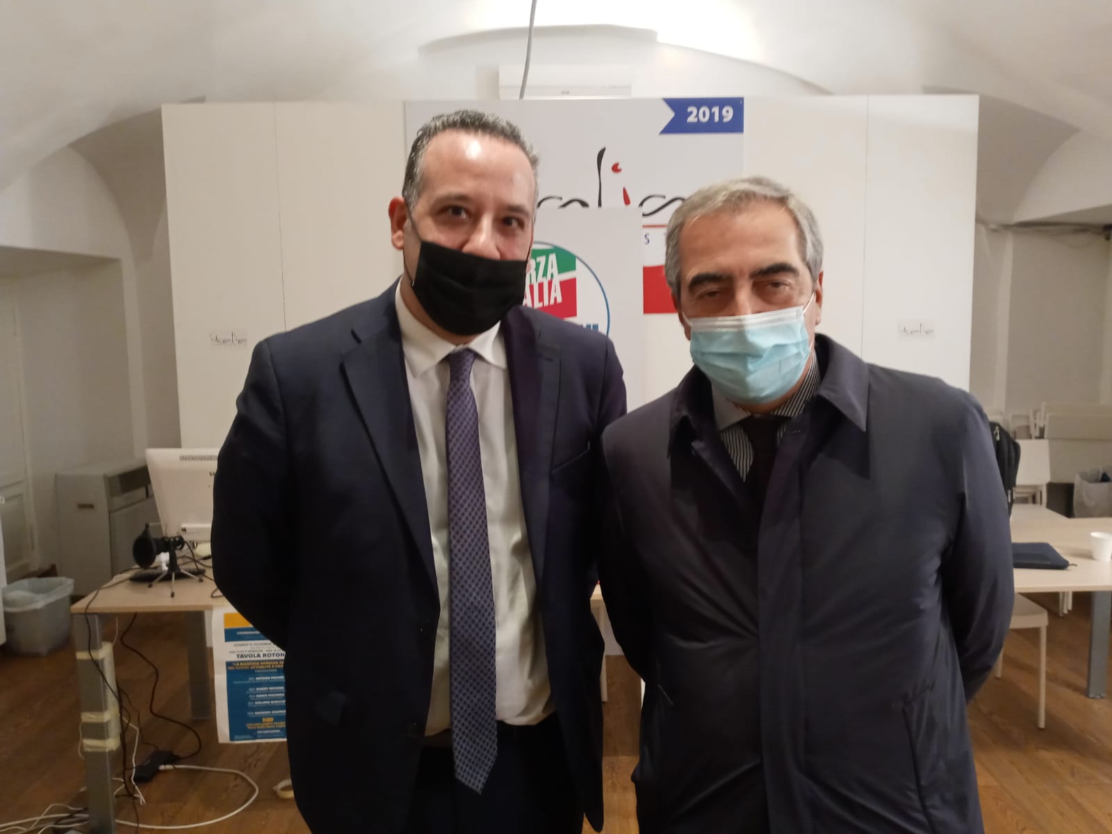 Antonio Pulcini e Maurizio Gasparri